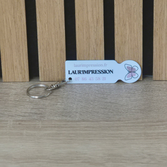 Jeton de caddie personnalisable