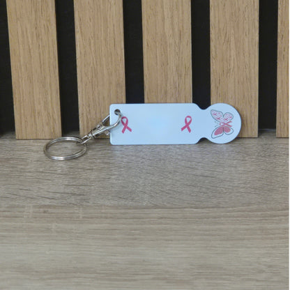 Jeton de caddie "Octobre Rose" personnalisable