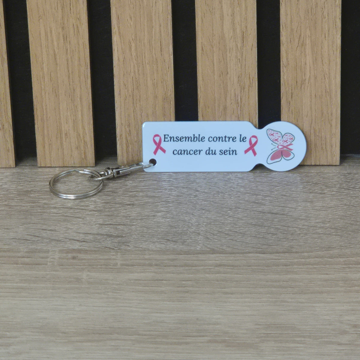 Jeton de caddie "Octobre Rose" personnalisable